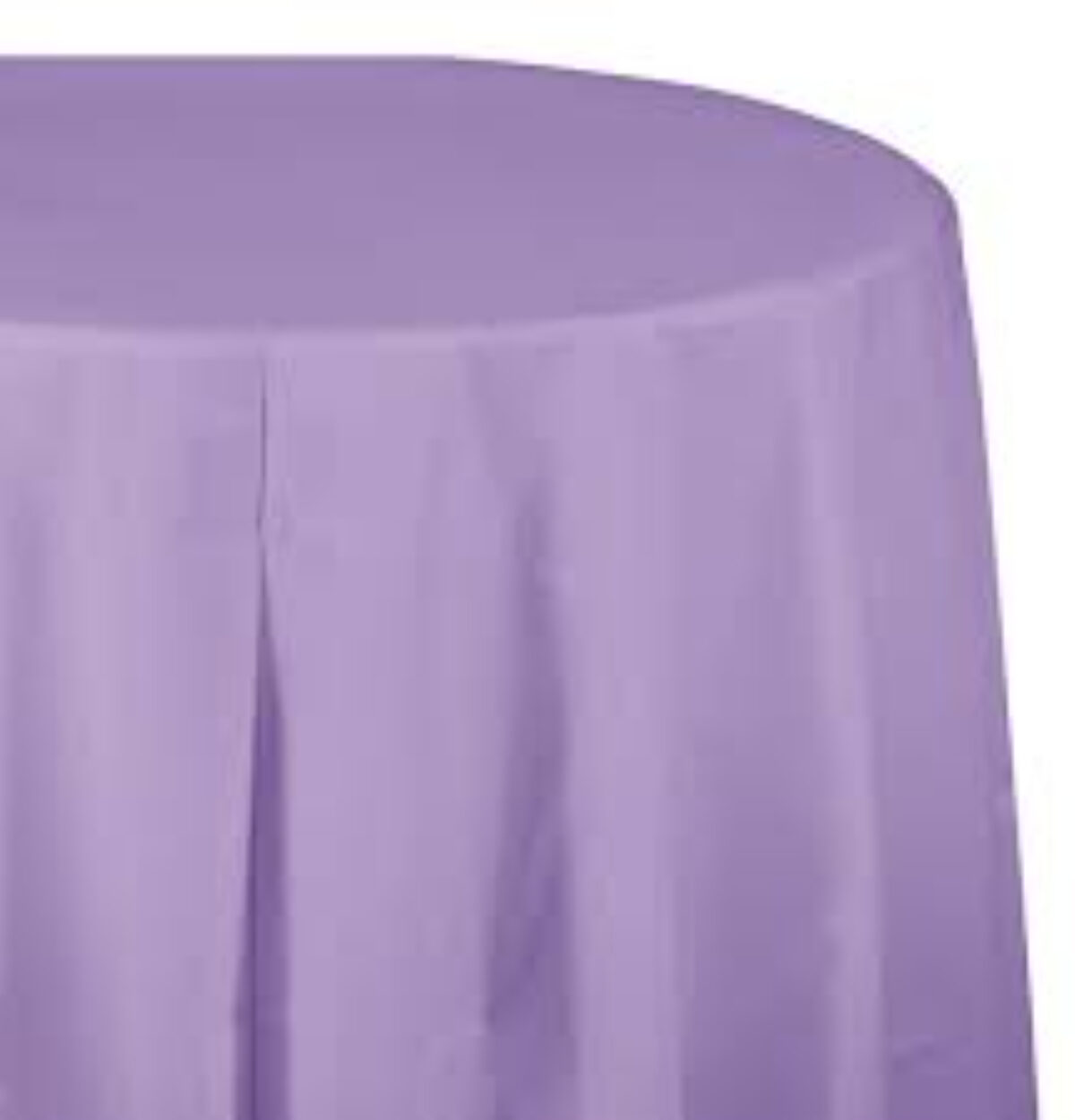 Luscious Lavender Plastic Octy-Round Tablecover 82"