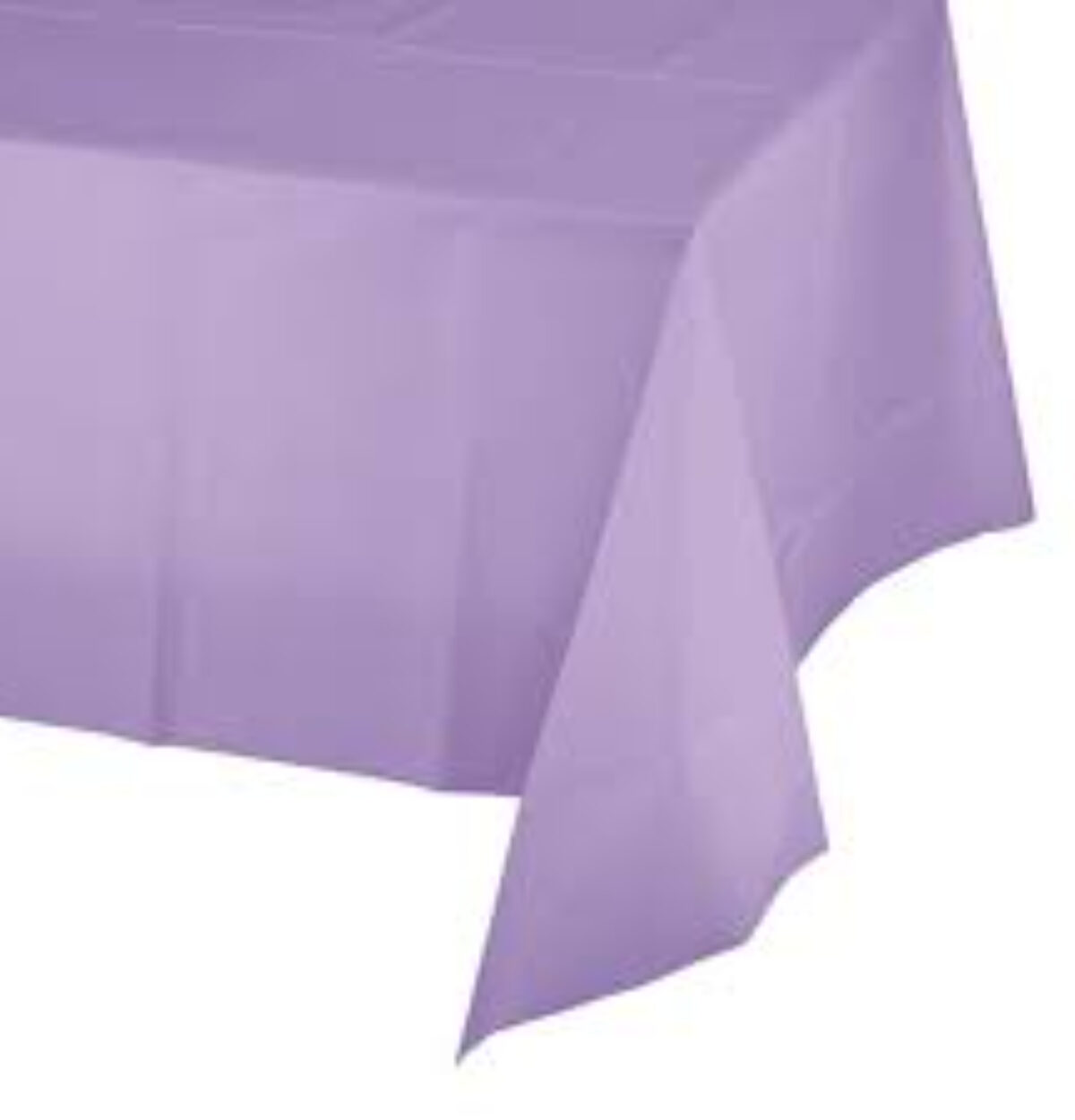 Luscious Lavender Plastic Table Cover 54"x108"