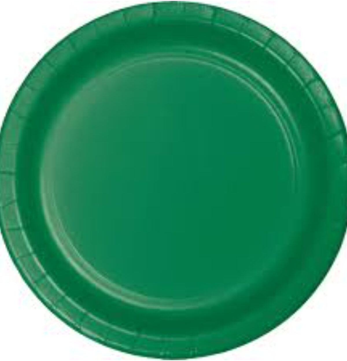 Emerald Green 9" Paper Plates 24ct.