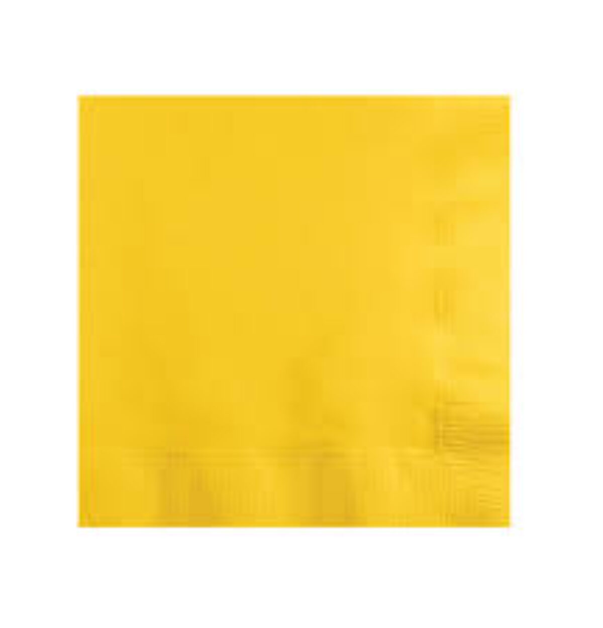 School Bus Yellow 3ply Beverage Napkin 50ct