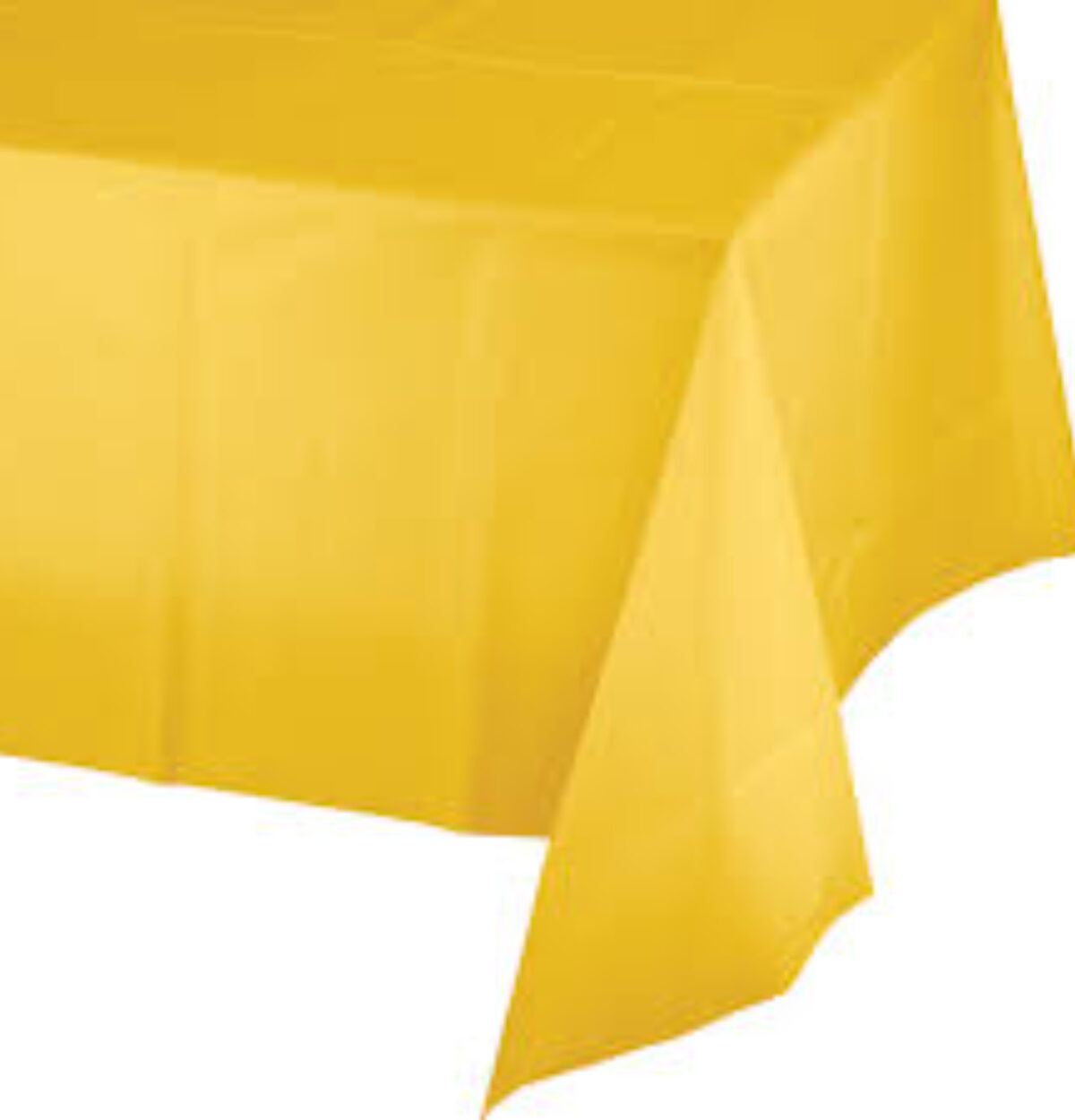School Bus Yellow Plastic Table Cover 54"x108"