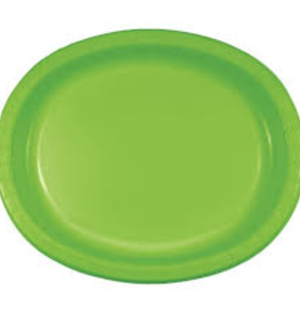 Fresh Lime Paper Oval Platter 8ct