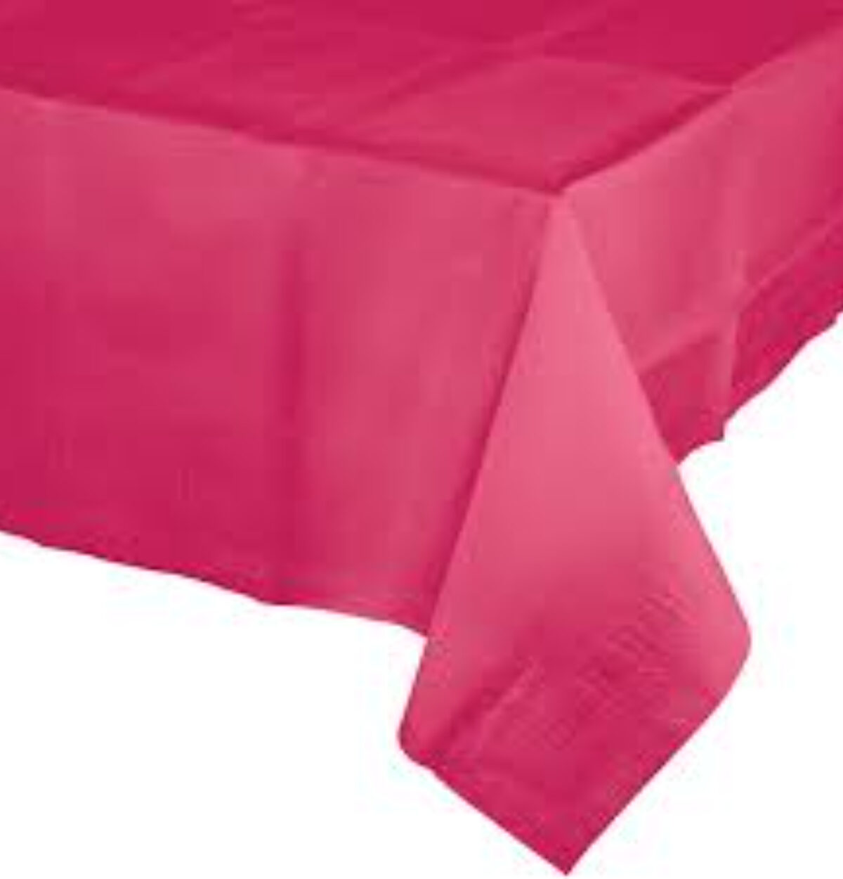 Hot Magenta Tissue-Poly Table Cover 54"x108"