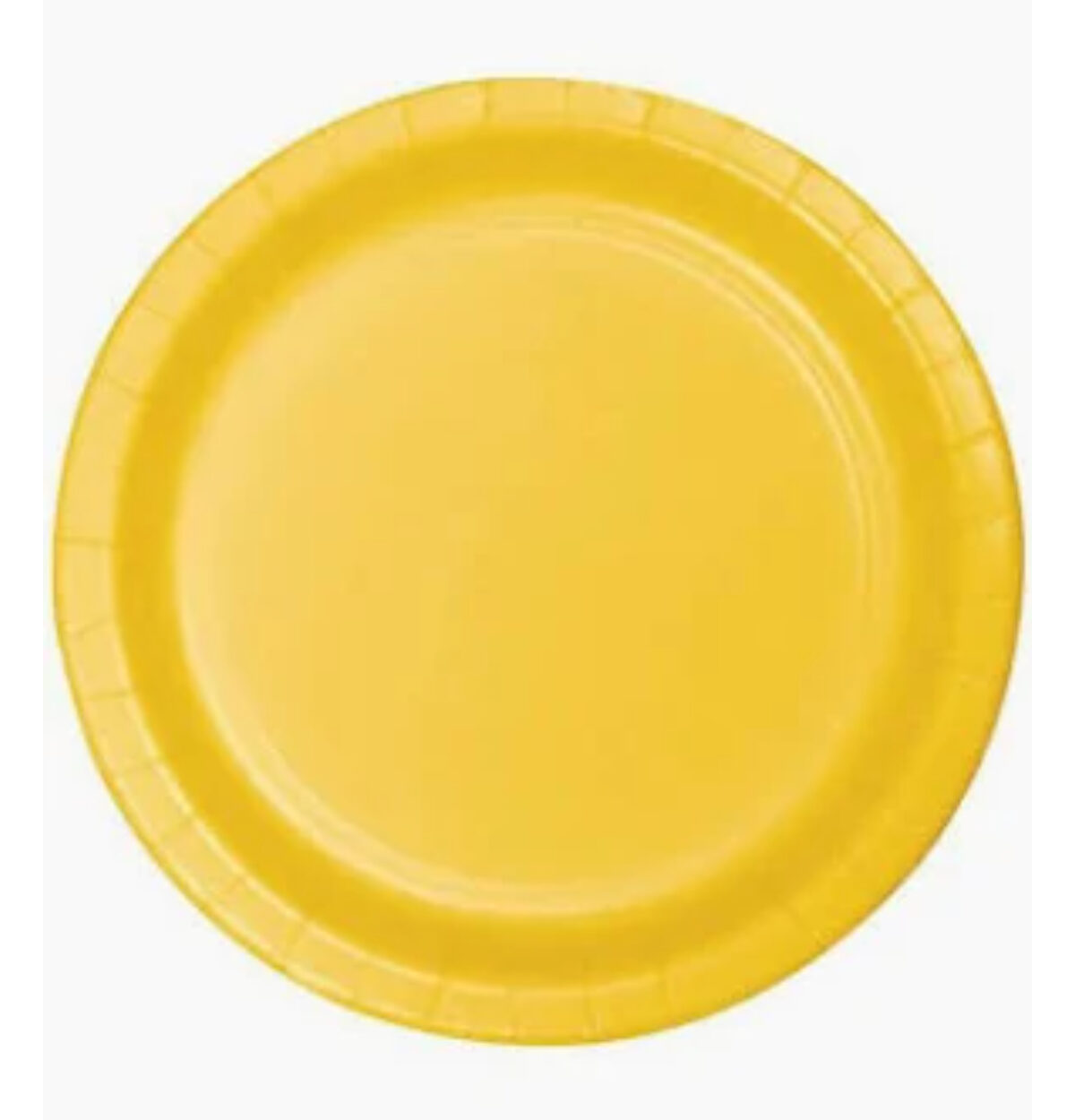 School Bus Yellow 7" Paper Plates 24ct.