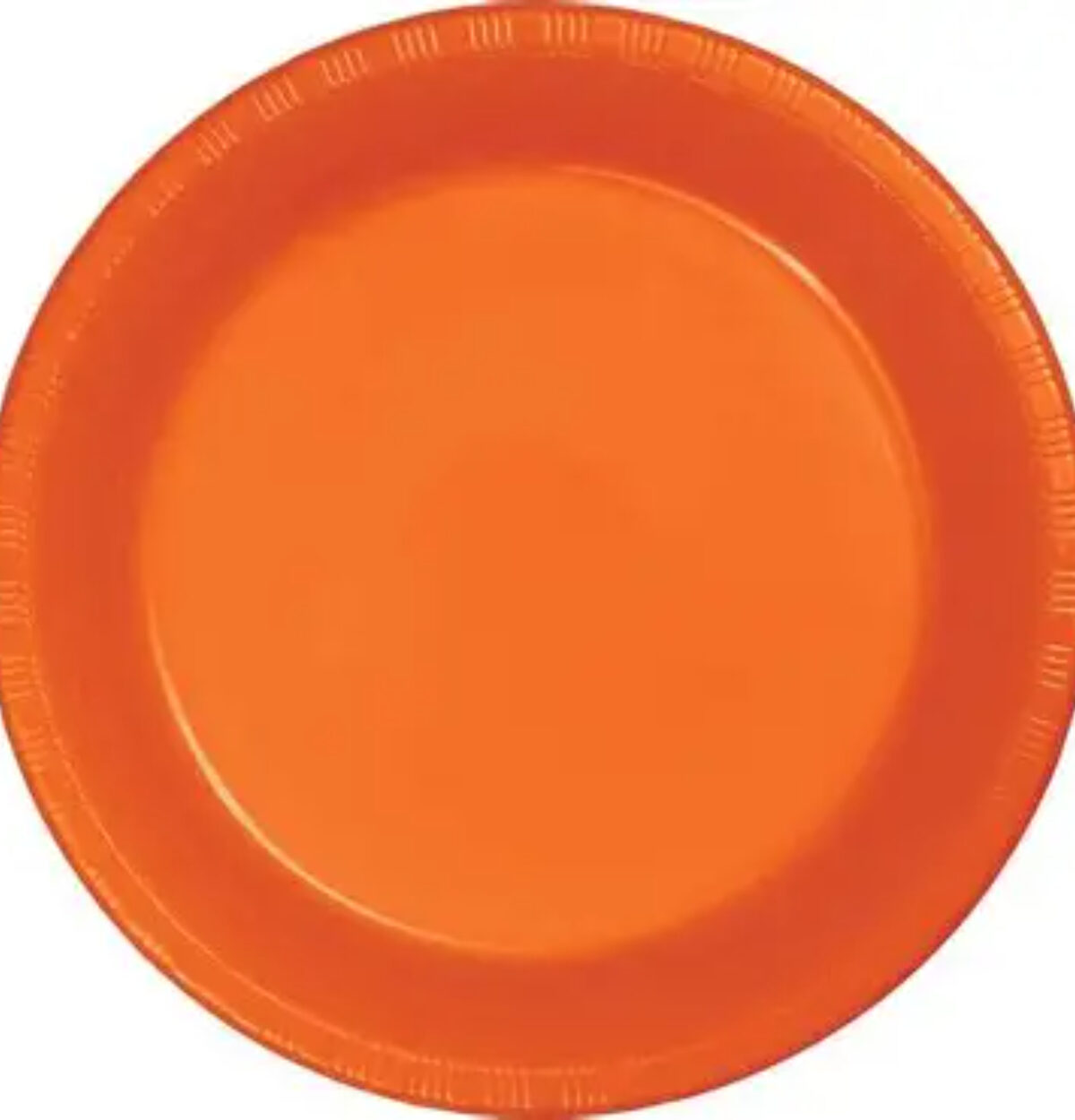 Sun-kissed Orange Plastic Plates 20ct. 7"