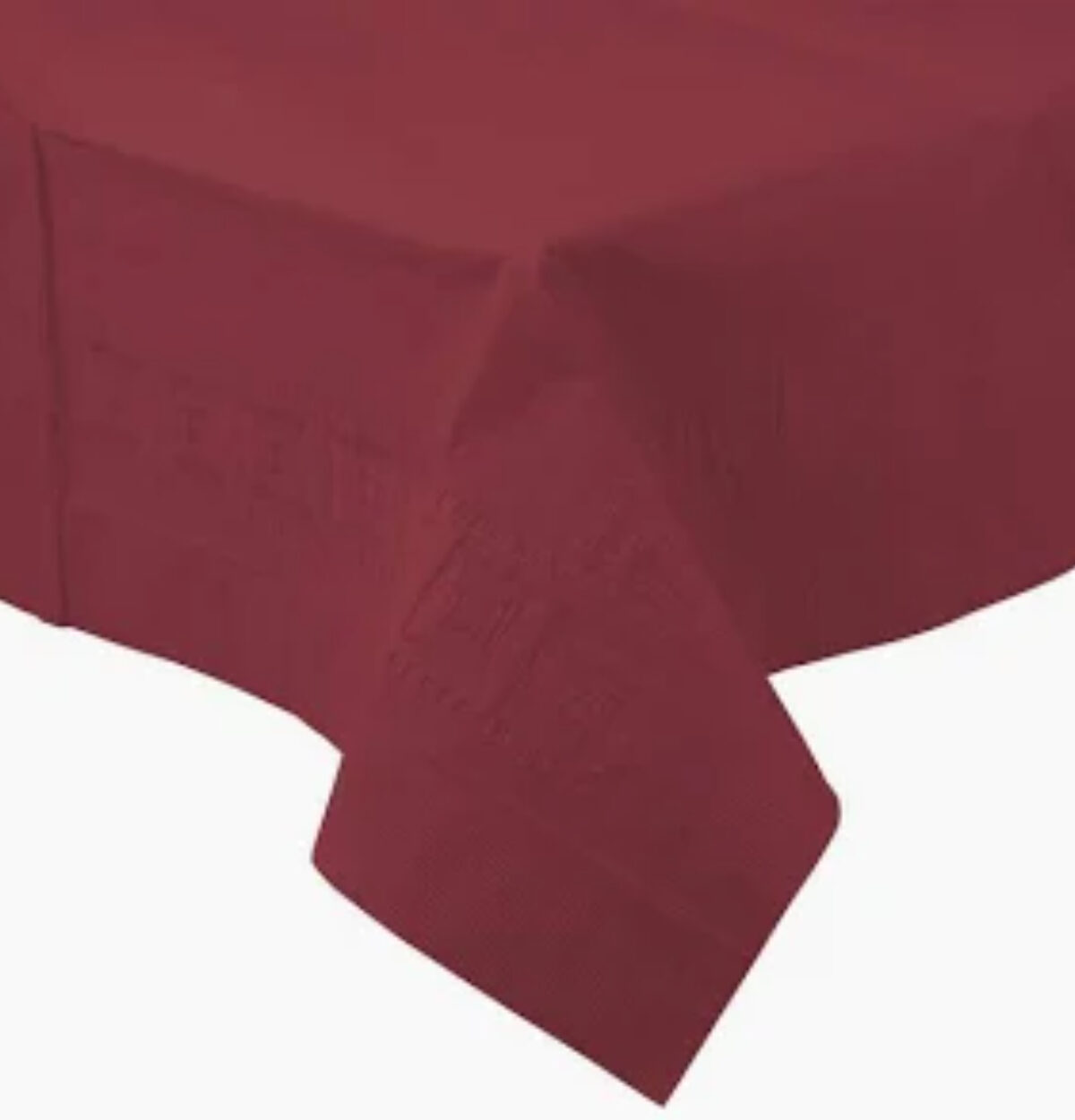 Burgundy Poly-Tissue Table cover 54"x108"