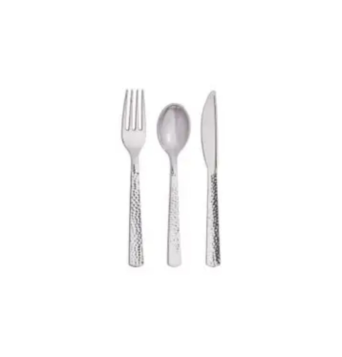 Assorted Cutlery, Metallic Silver - 24 Count