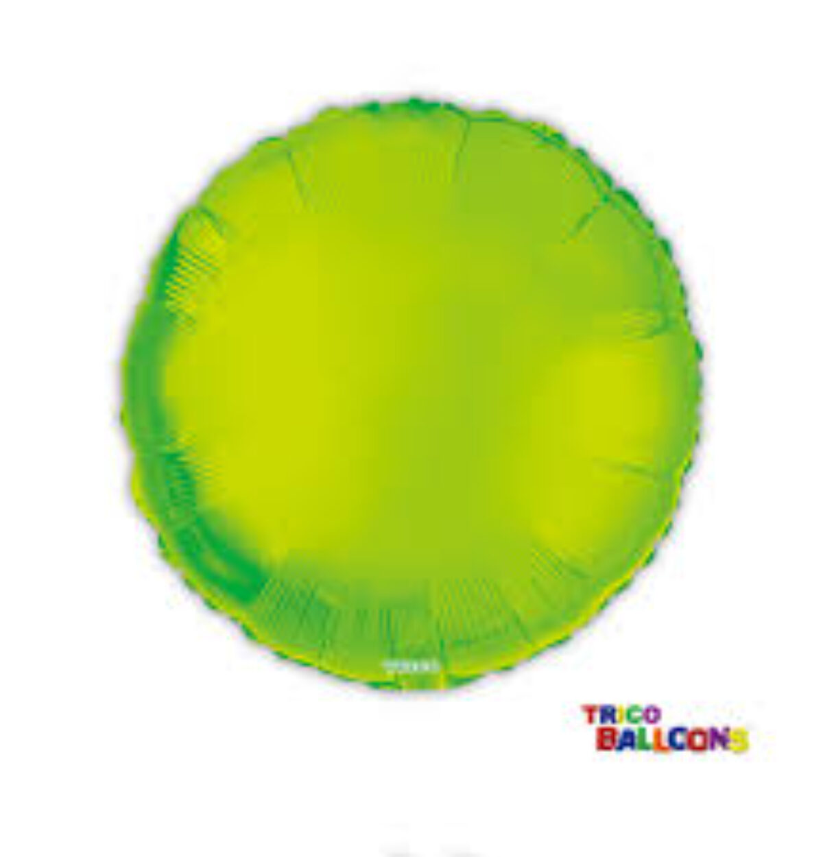 18'' Lime Green Round Balloon #812