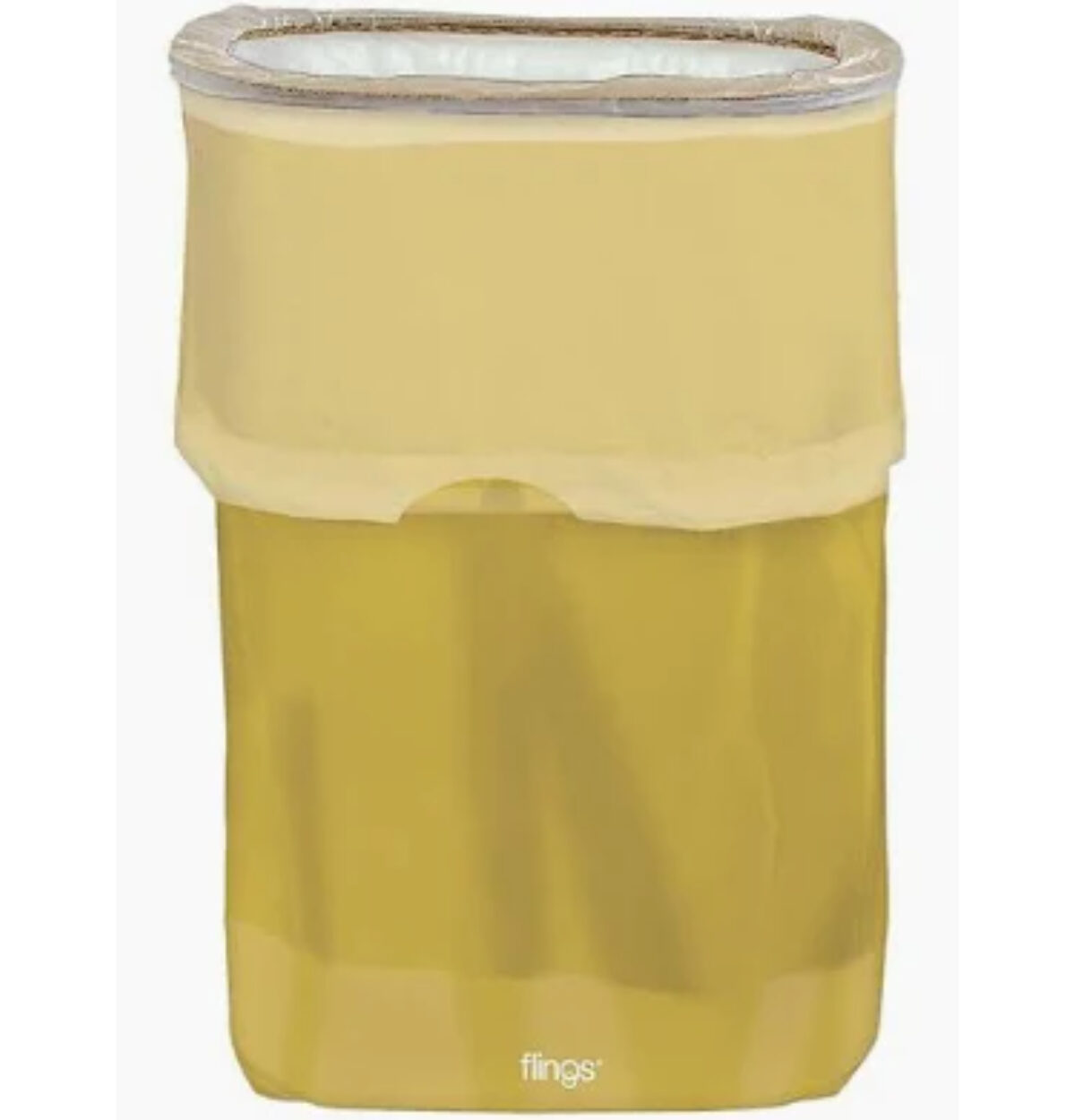 Flings® Pop-Up Trash Bin - Gold