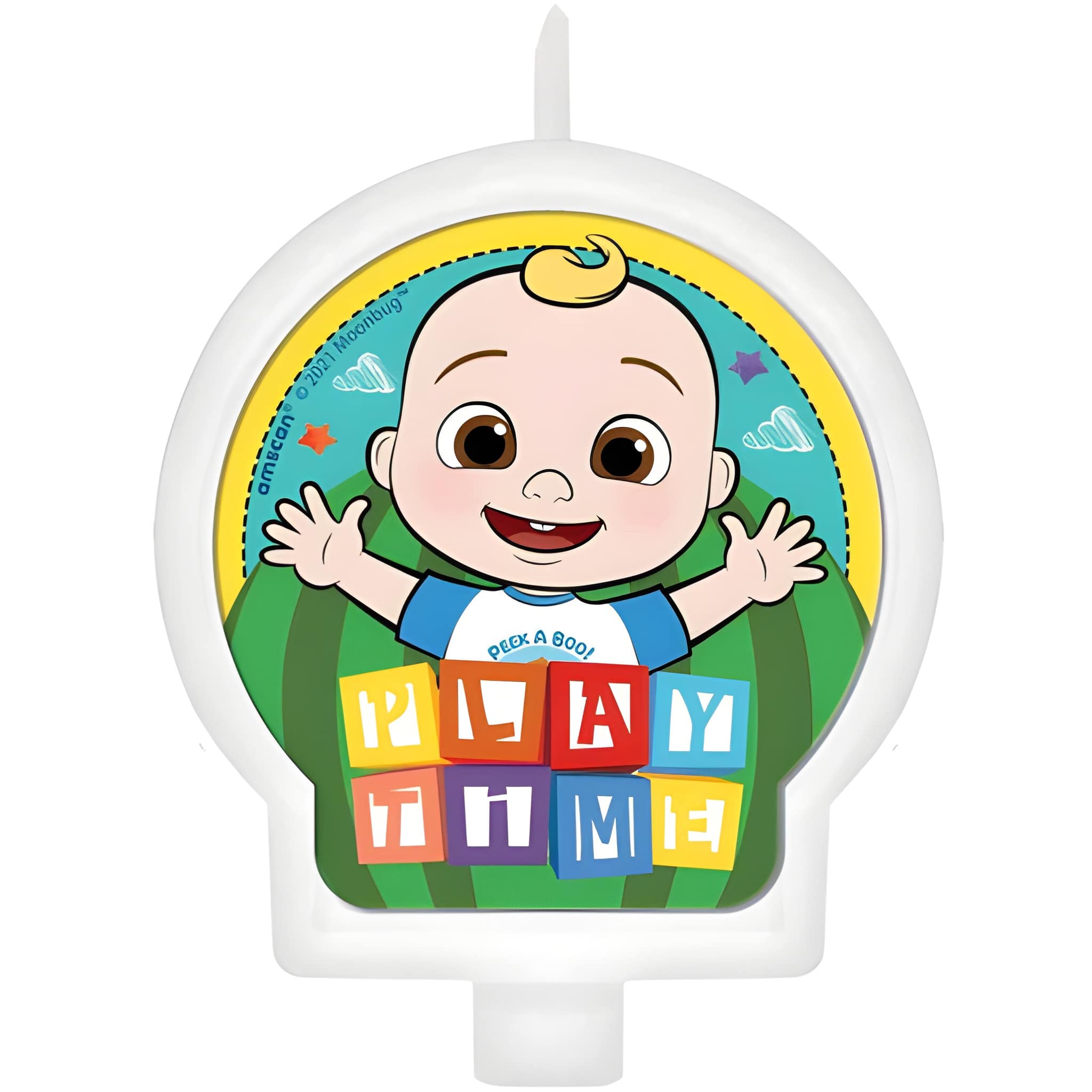ffusumkcttlmvi2jwkfy.jpeg Cocomelon Birthday Candle 1ct. - Image 1