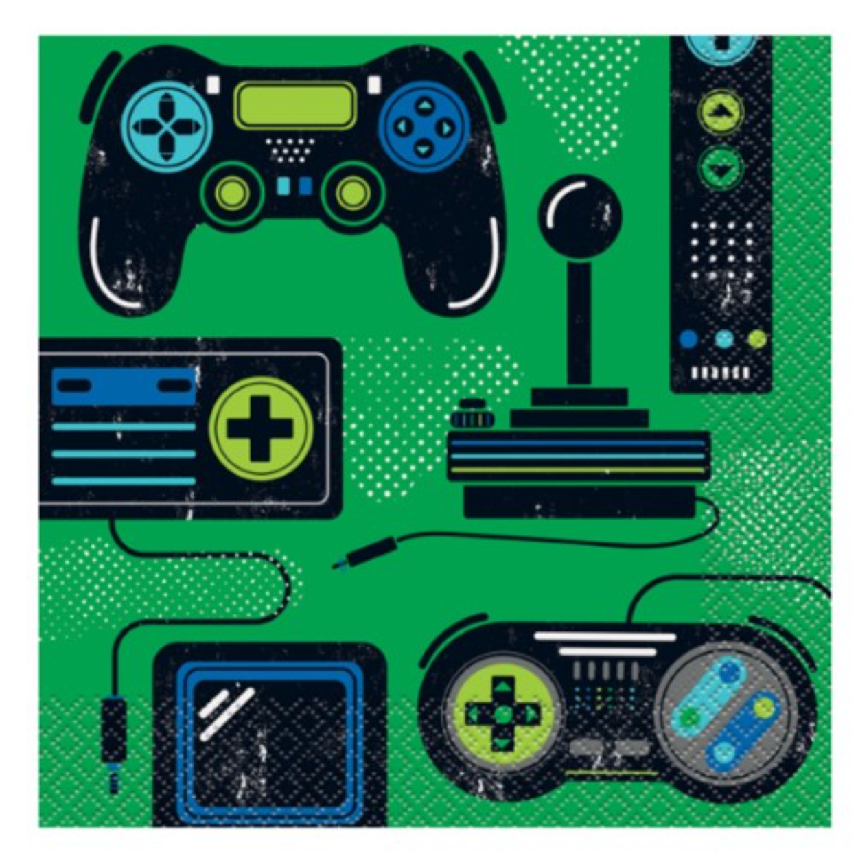 gamingnapkins-1.jpg Gamer Birthday Luncheon Napkins 16ct. - Image 1