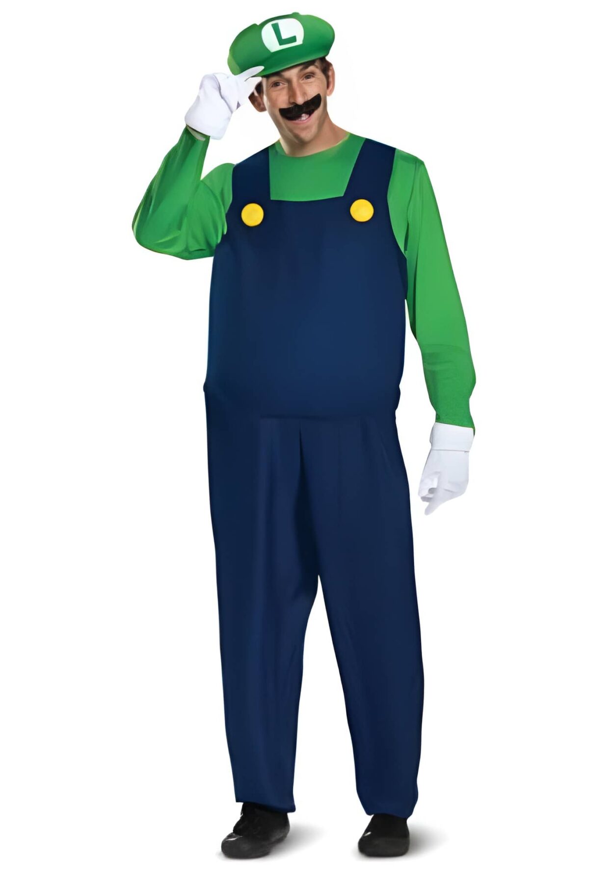 Luigi Deluxe Adult Costume XL 42-46
