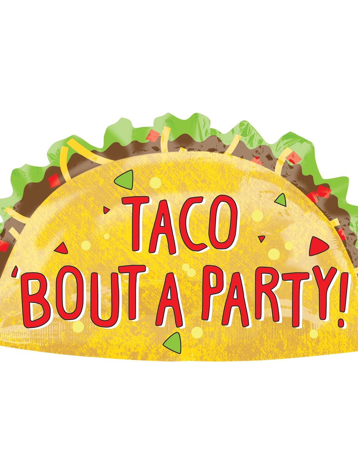 33" TACO PARTY BALLOON PKG.