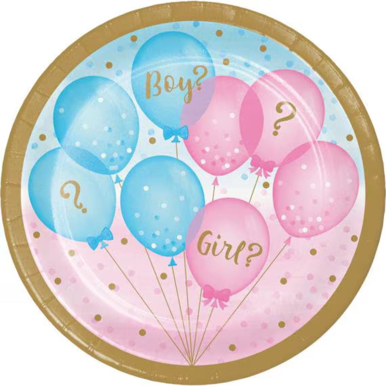 il_570xN-1705775243_tt45.jpg Gender Reveal Balloons 7in Plates 8ct. - Image 1
