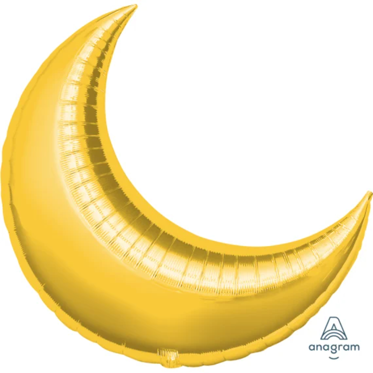 il_570xN-1928305007_4qw1.jpg 35" Gold Crescent Moon Balloon #315 - Image 1