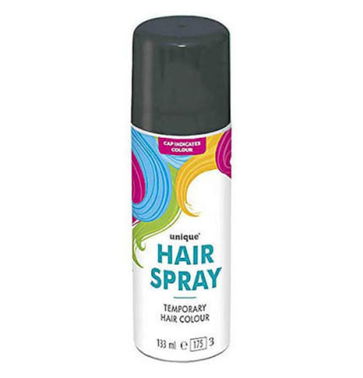 Neon Hair spray Black