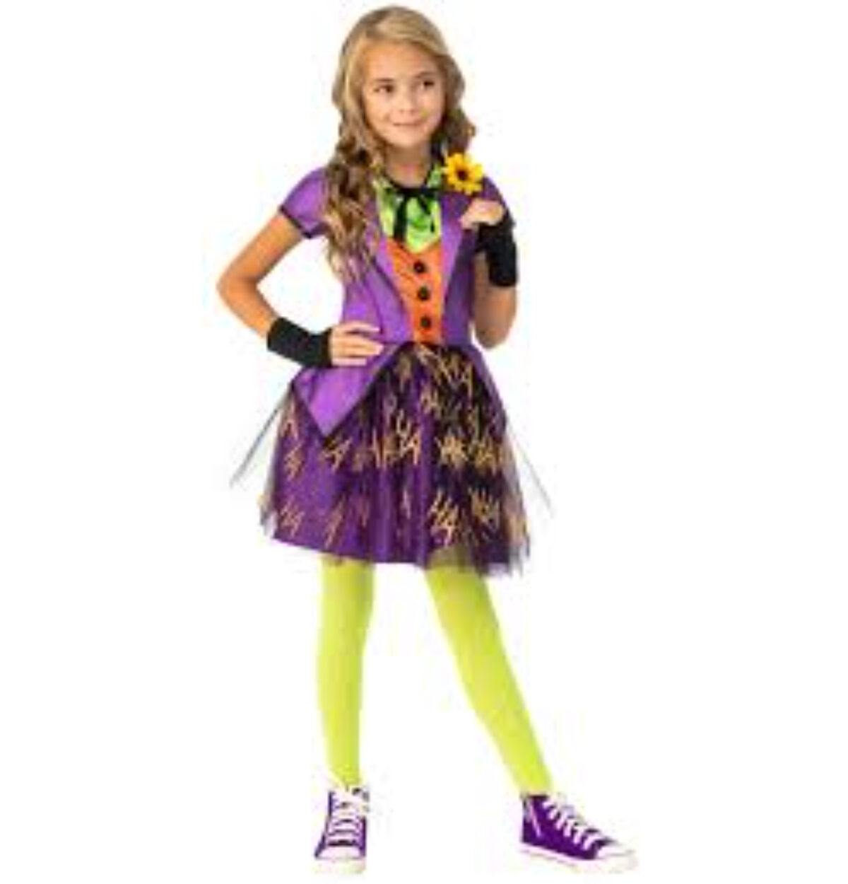THE JOKER KIDS TUTU DRESS - LARGE COSTUME