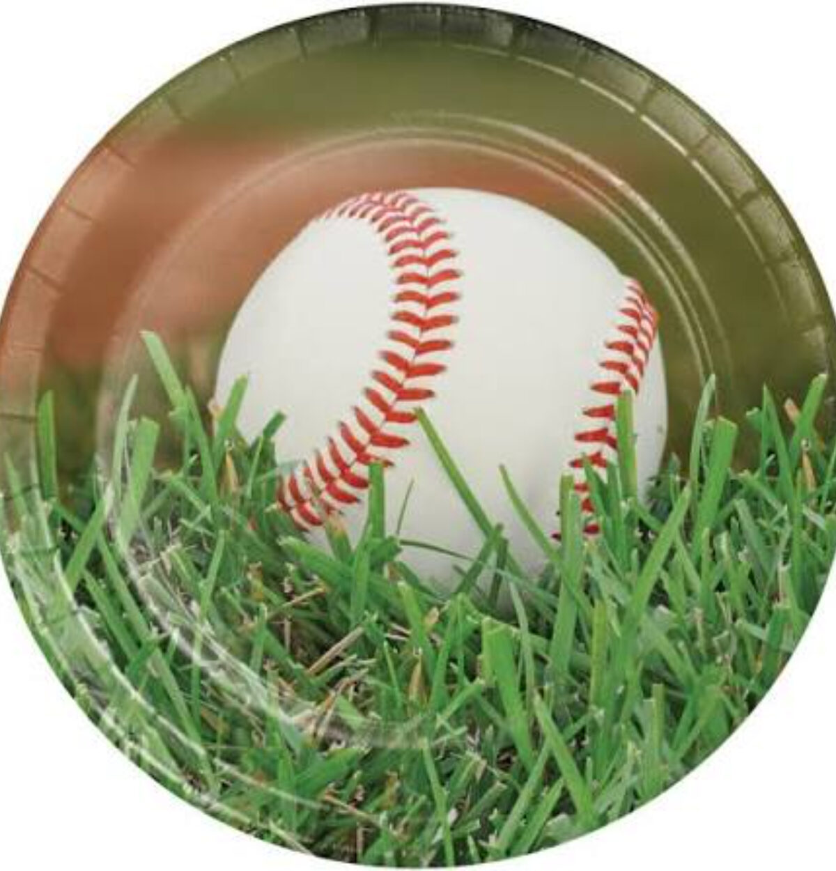 Baseball 9in Plates 8CT.