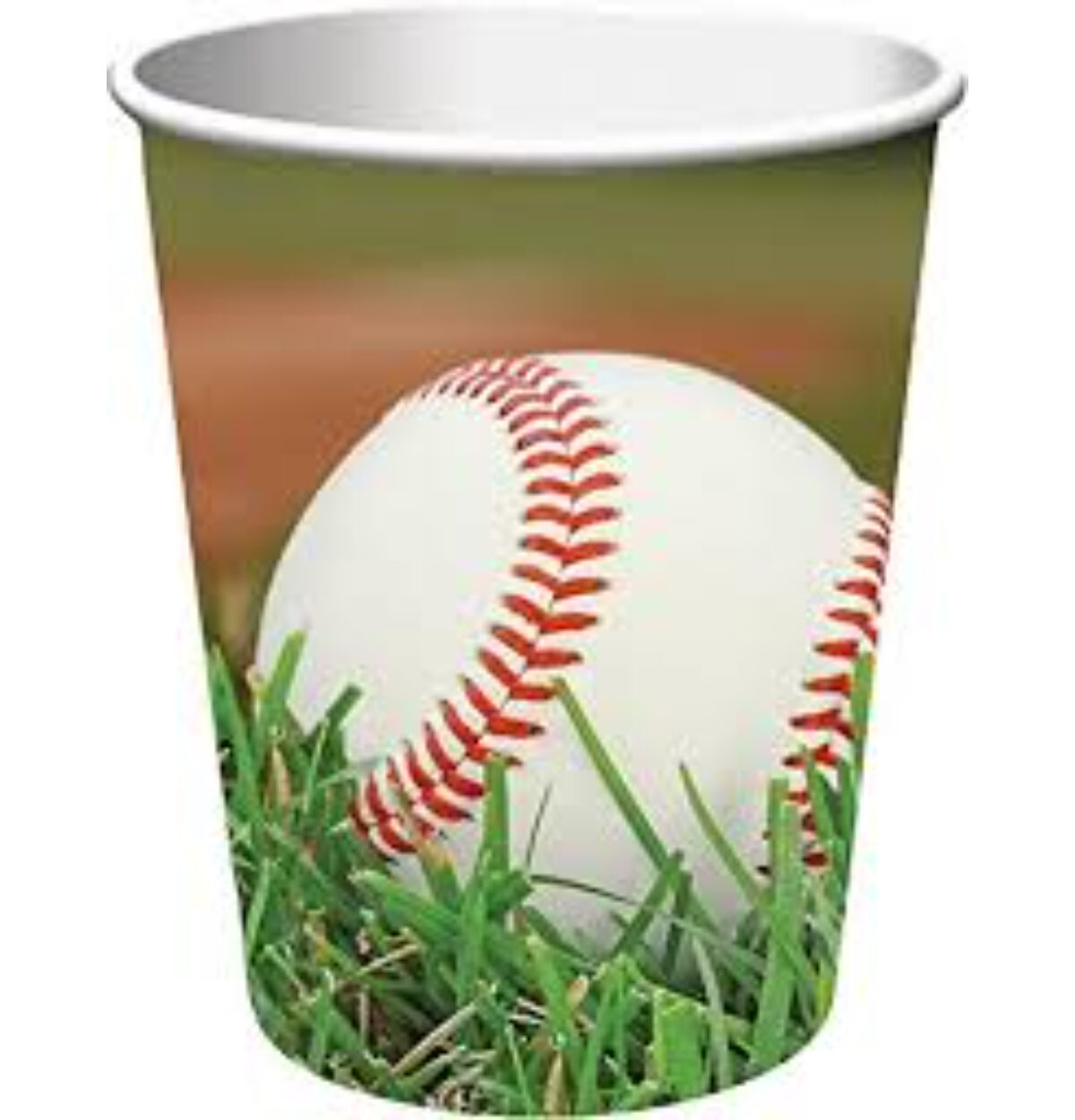 Baseball 9oz Cup paper 8CT.