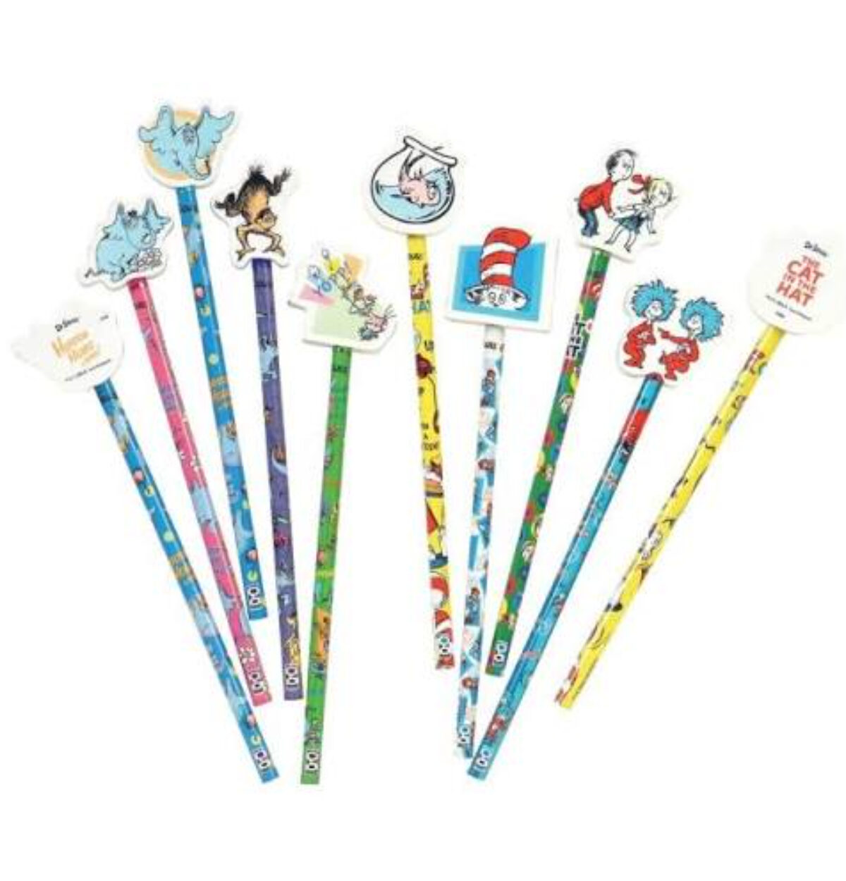 DR. SEUSS PENCIL WITH GIANT ERASER