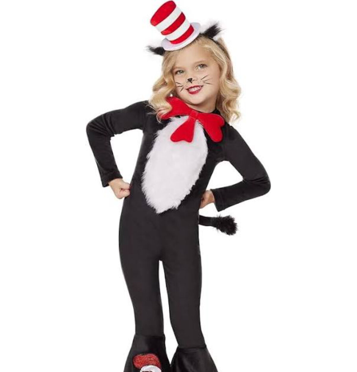 Dr. Seuss The Cat in the Hat Deluxe Costume Toddler 2T