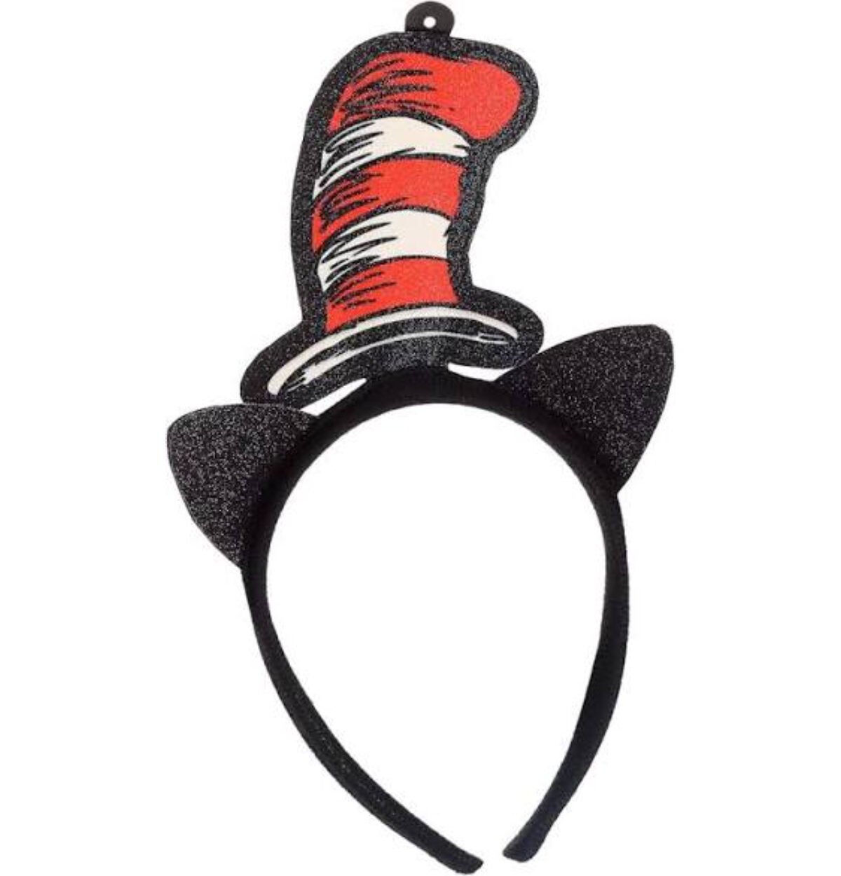 The Cat in the Hat Glitter Headband Dr. Seuss