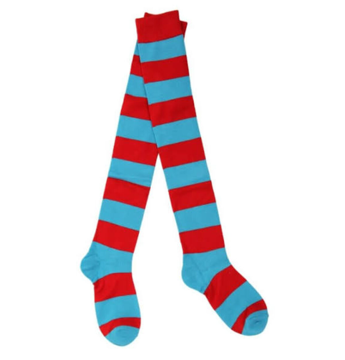 Dr. Seuss The Cat in the Hat Thing 1&2 Striped Socks