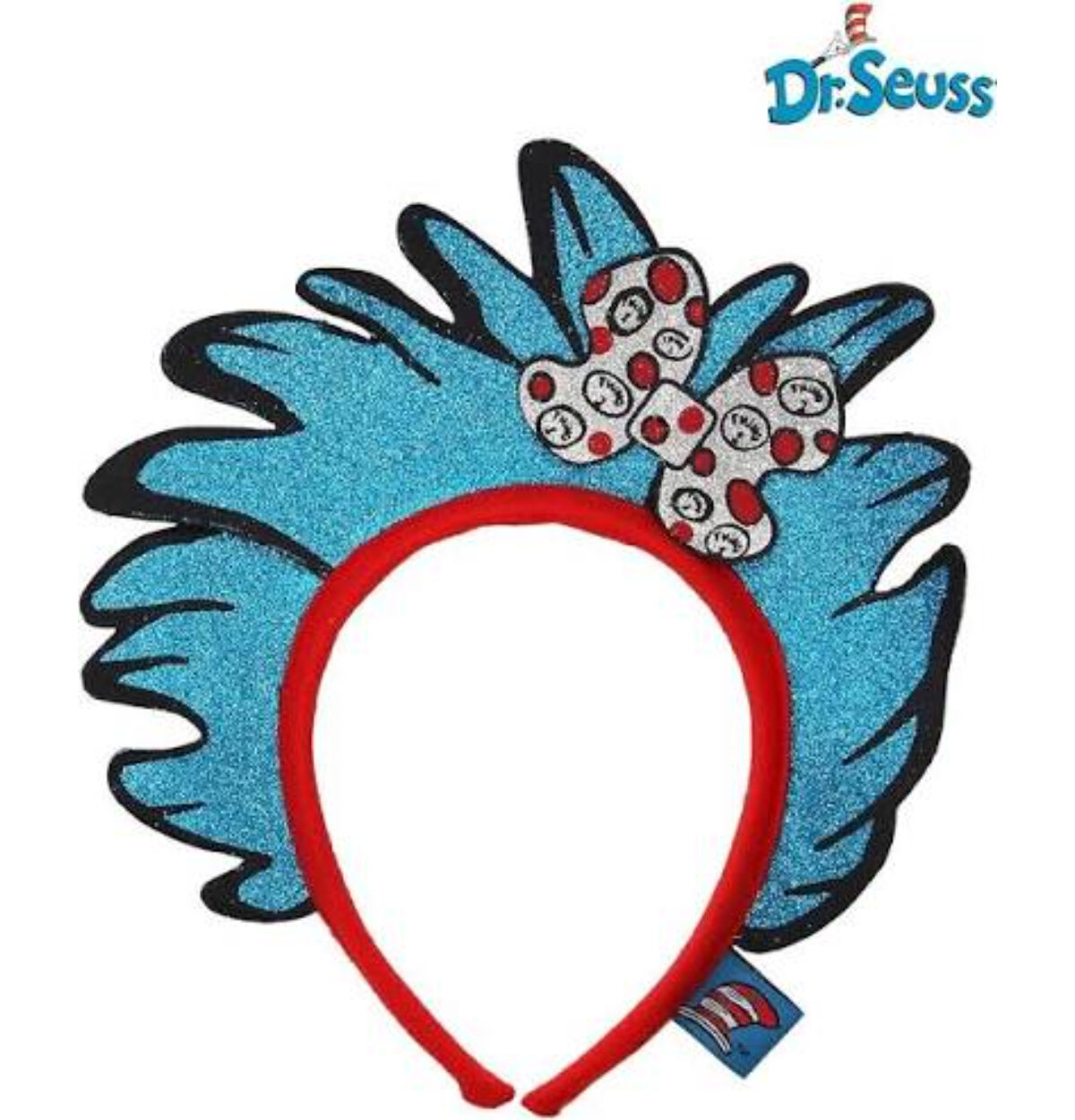Dr. Seuss Thing 1&2 Glitter Headband