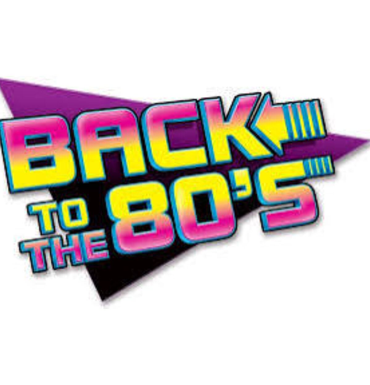 BACK TO THE 80S SIGN