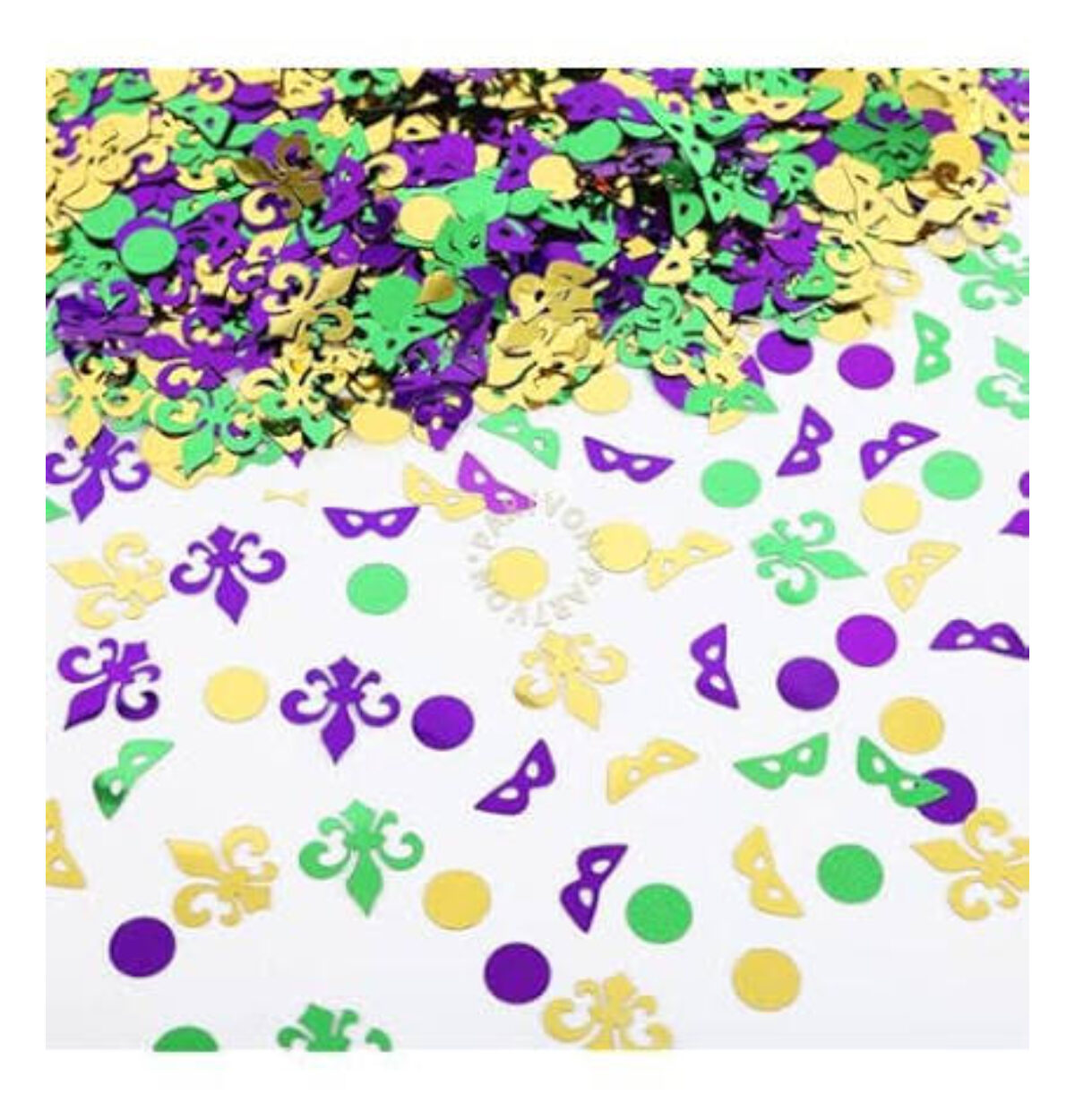 Fanci-Fetti Fleur De Lis Mardi Gras Confetti