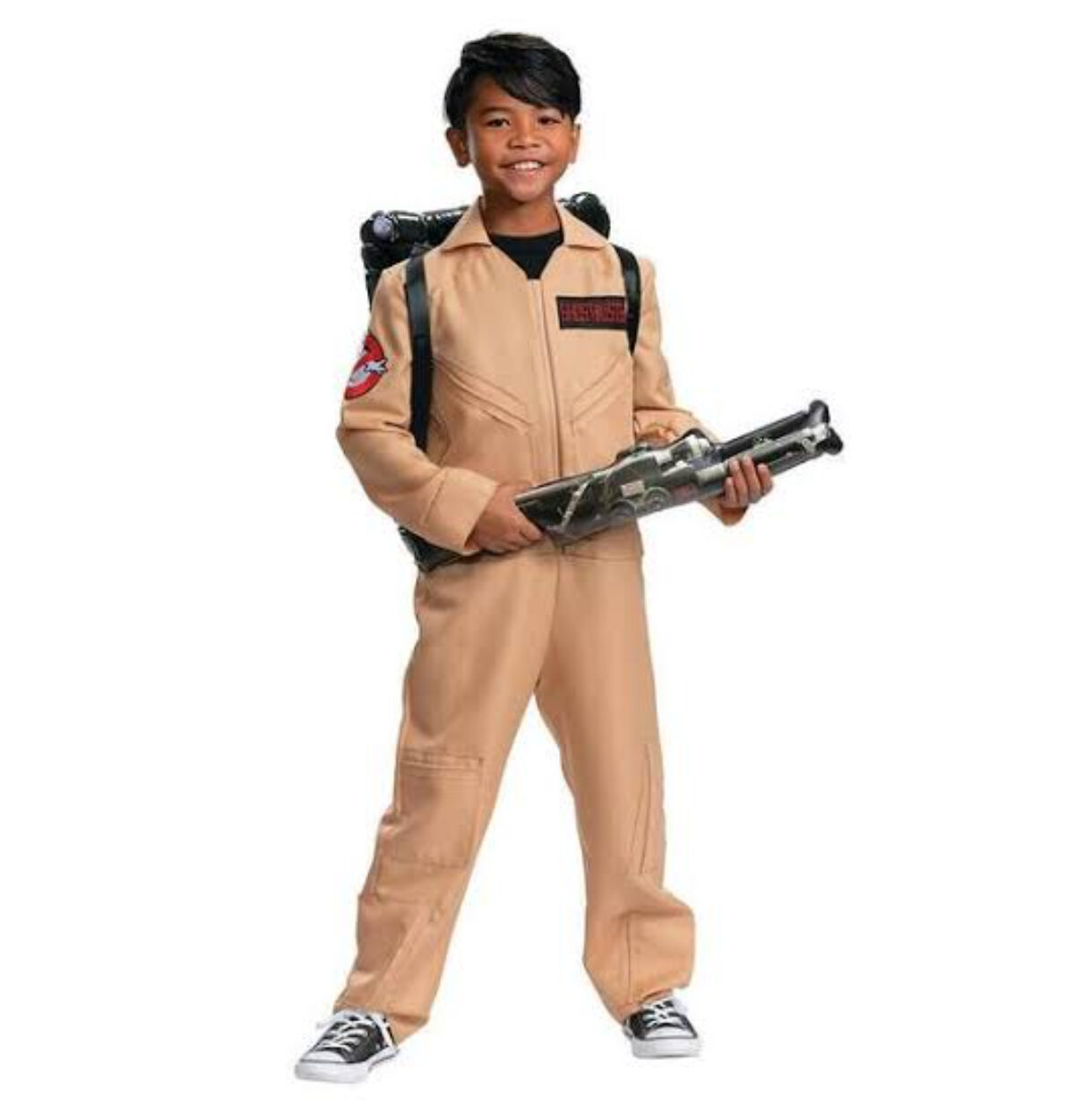 Ghostbusters 80's Deluxe Child Large Costume 10-12 with Proton Pack