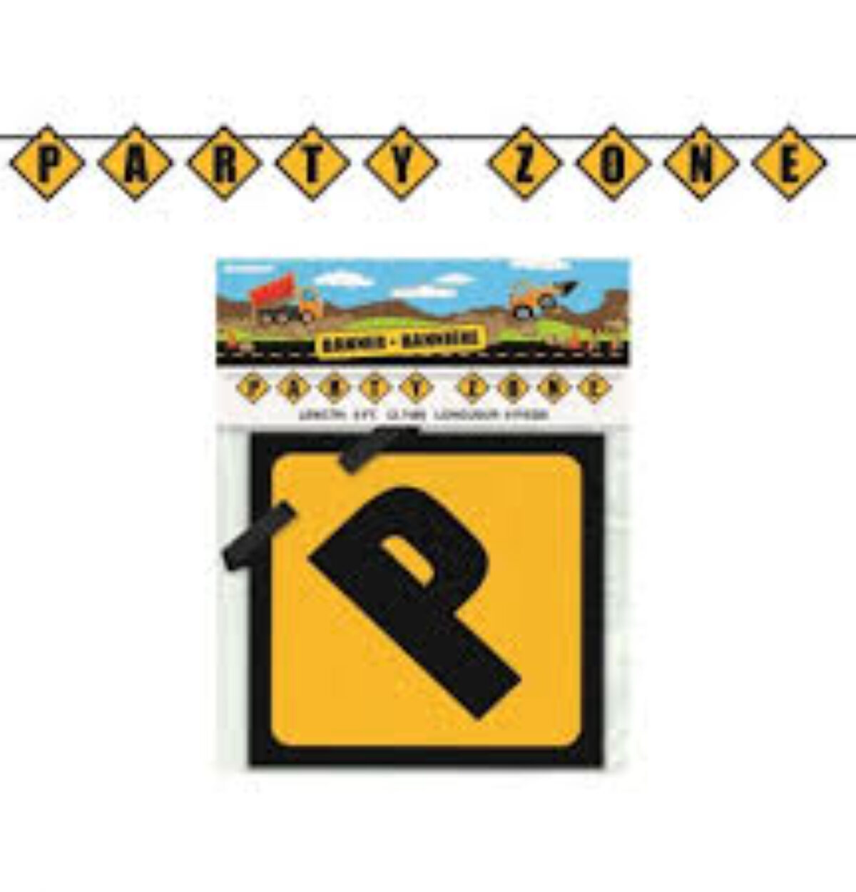 CONSTRUCTION PARTY BANNER