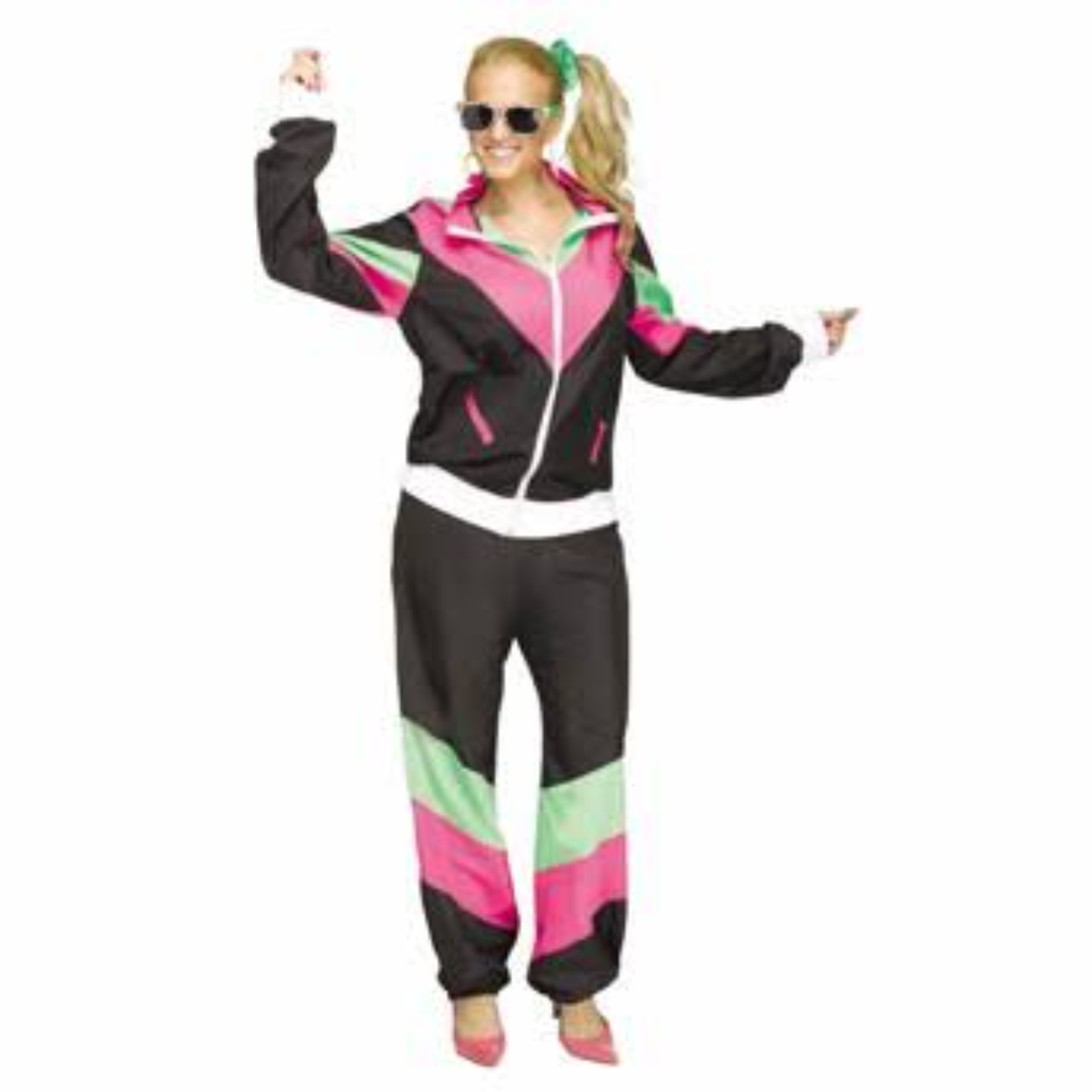 images-58.jpg 80's Track Suit Women's Costume - Large - Image 1