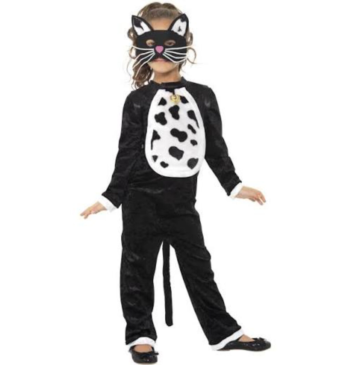 Cat Costume, Black with Bodysuit - MEDIUM 7-9