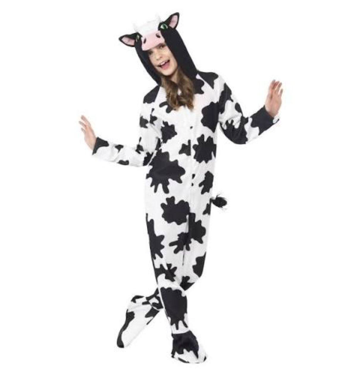 Smiffy's Black & White Cow Child Costume- Medium