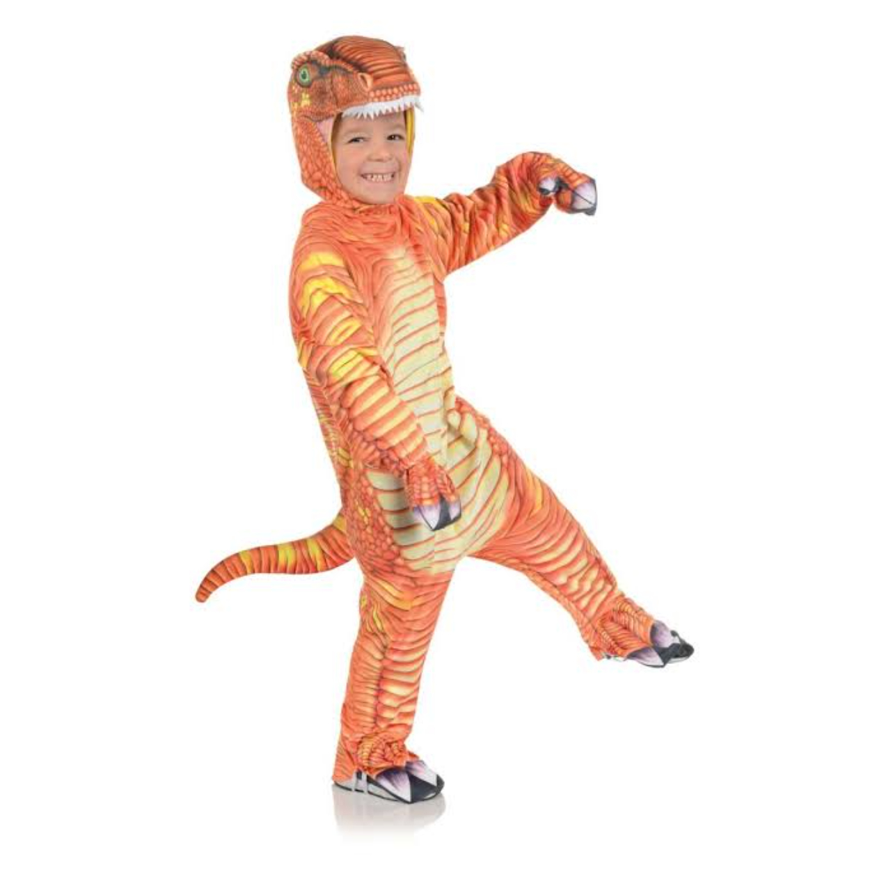 images-77-1.jpg TREX PRINTED- ORANGE - Small Costume - Image 1