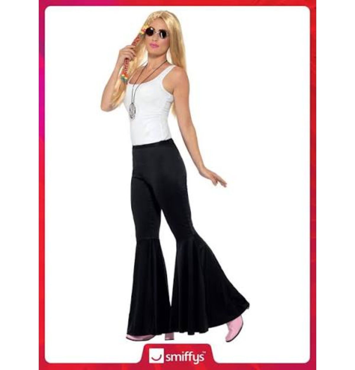 Women's Black Trouser Pants Large (14-16)