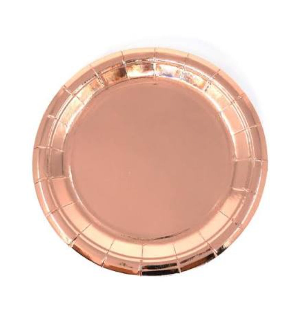 Rose Gold 9" PAPER PLATES 8CT.