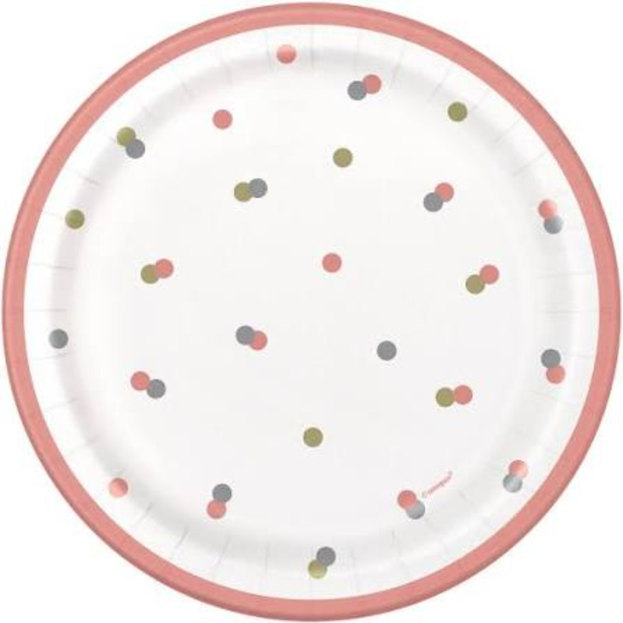 images-91-1-1.jpg 8ct. Glitz Rose Gold 7" Plates - Image 1