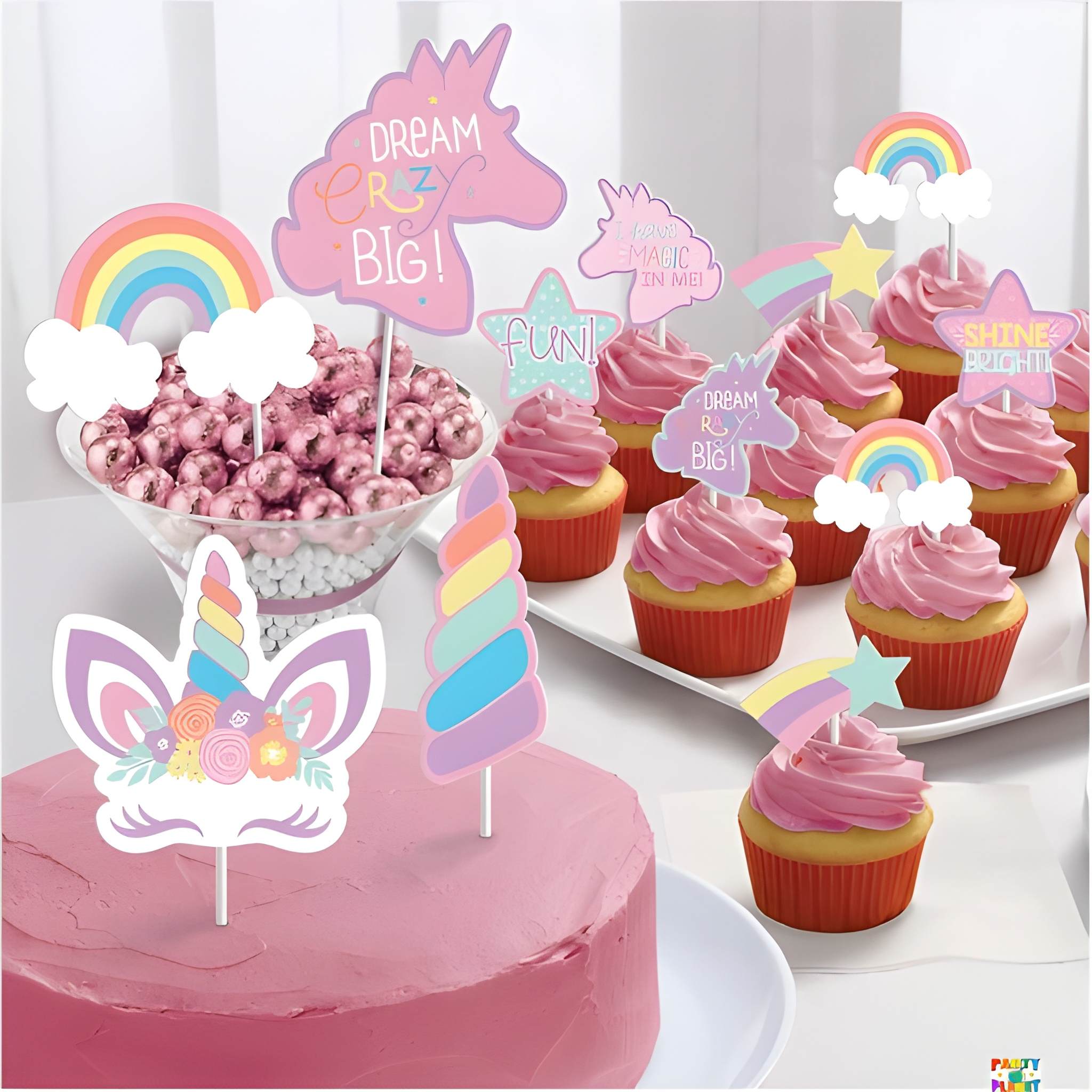 imgi_11_71fSdX1jokL-_AC_UF894-1000_QL80_-1-1-1200x1200-1.jpg Unicorn Party Paper Topper Kit - Image 1