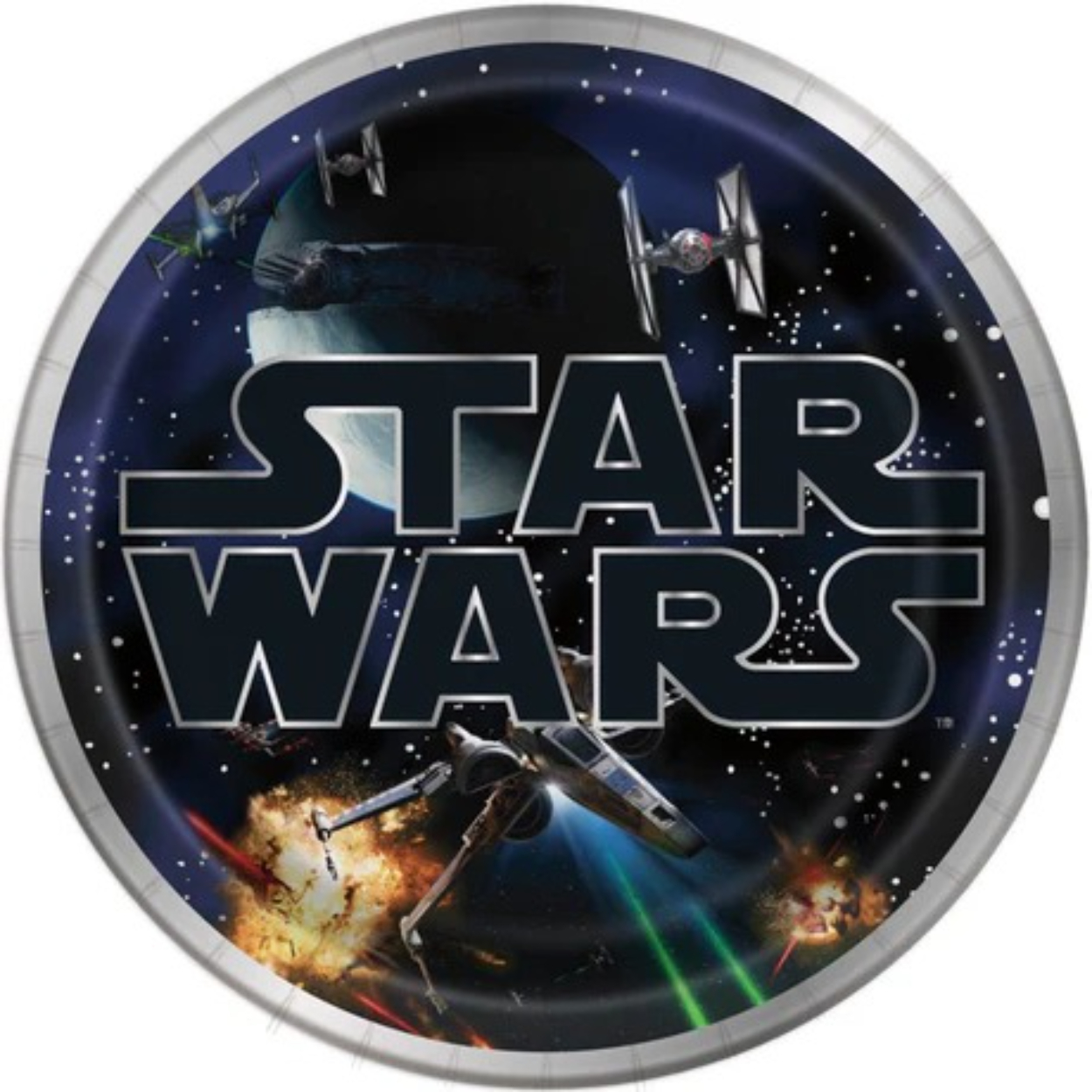 imgi_12_79275_9f4aaa08-408e-4ec5-8168-64a0adbe90e0.jpg STAR WARS CLASSIC PLATES 8CT. - Image 1