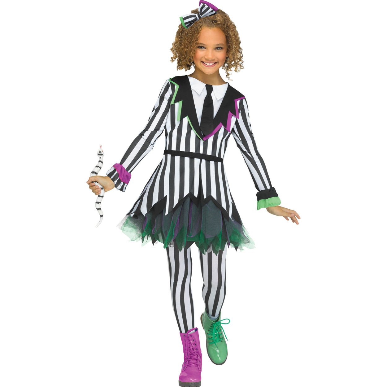 imgi_17_126862-front-3.jpg BEETLEJUICE Giddy Ghostie Child Costume Large - Image 1