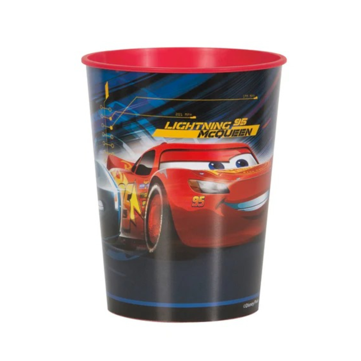 imgi_17_59927_d2f40611-d29e-40dc-b2d8-da77fd178f57.jpg Disney Cars 3 Movie 16oz Plastic Favor Cup - Image 1