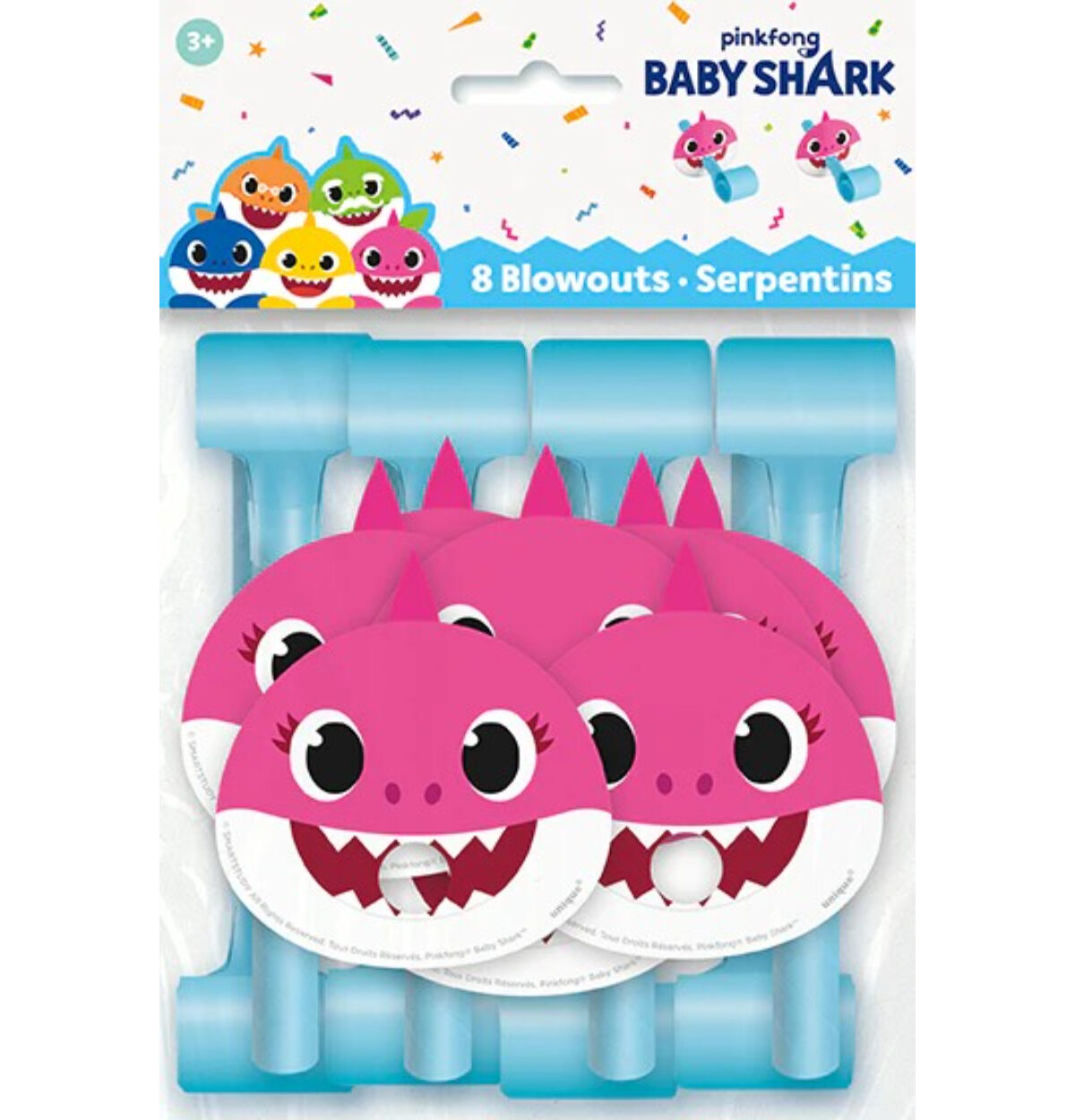 BABY SHARK BLOWOUTS 8ct.