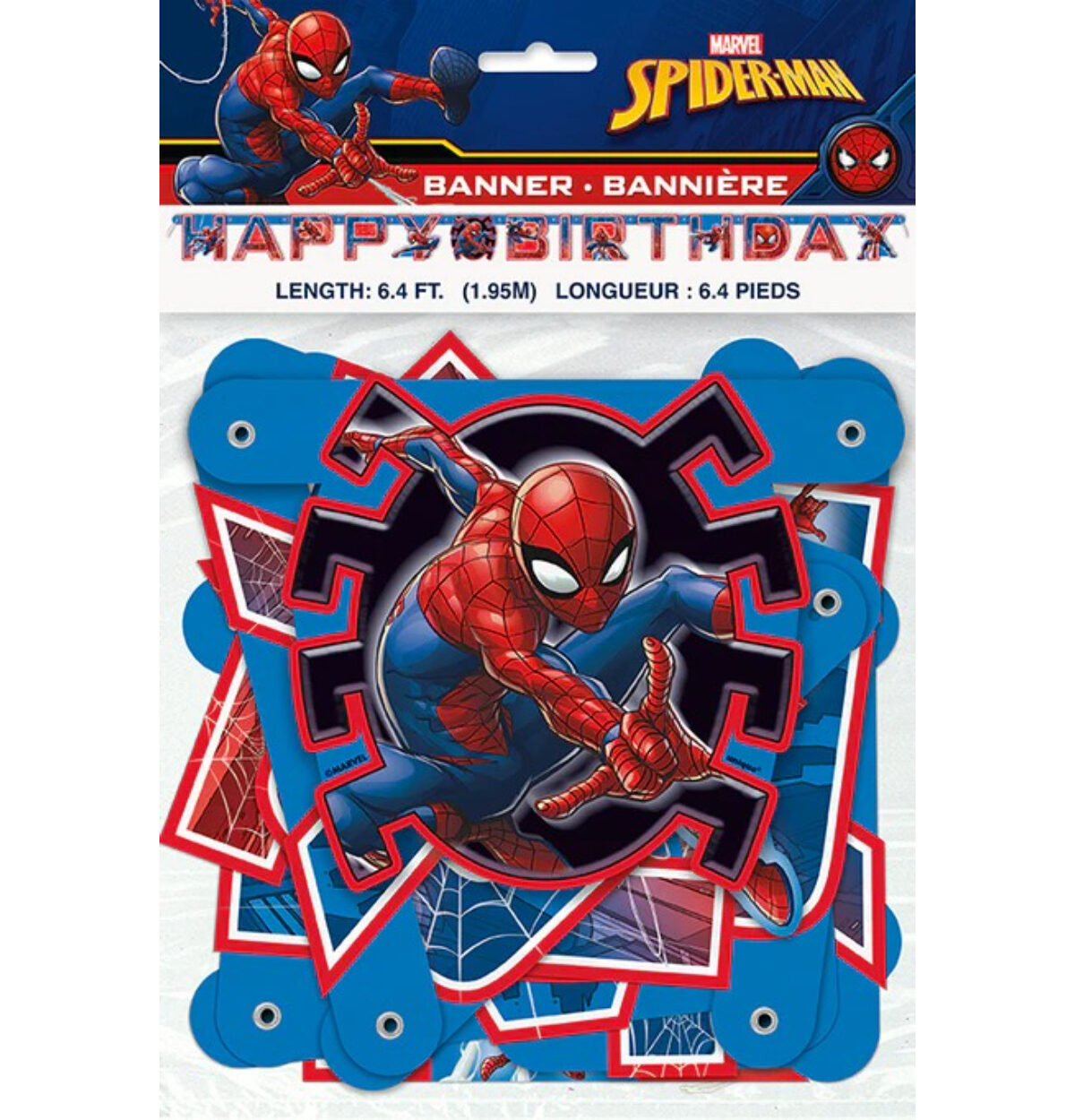 SpiderMan Large Jointed Banner