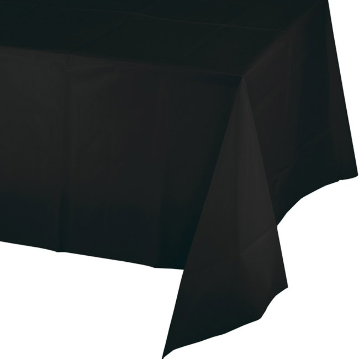 imgi_29_7638.jpg Black Velvet Plastic Table Cover 54"x108" - Image 1