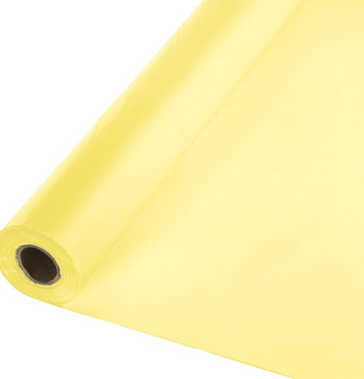 BANQUET ROLL PLASTIC 1CT 100FT MIMOSA YELLOW