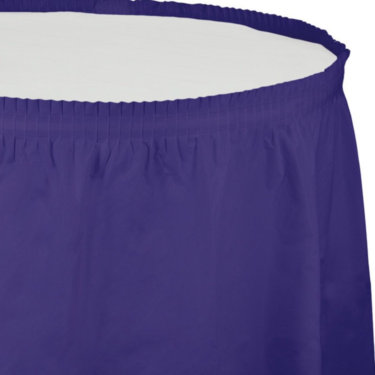 imgi_34_15886.jpg Purple Plastic Table Skirt 29in x 14ft - Image 1
