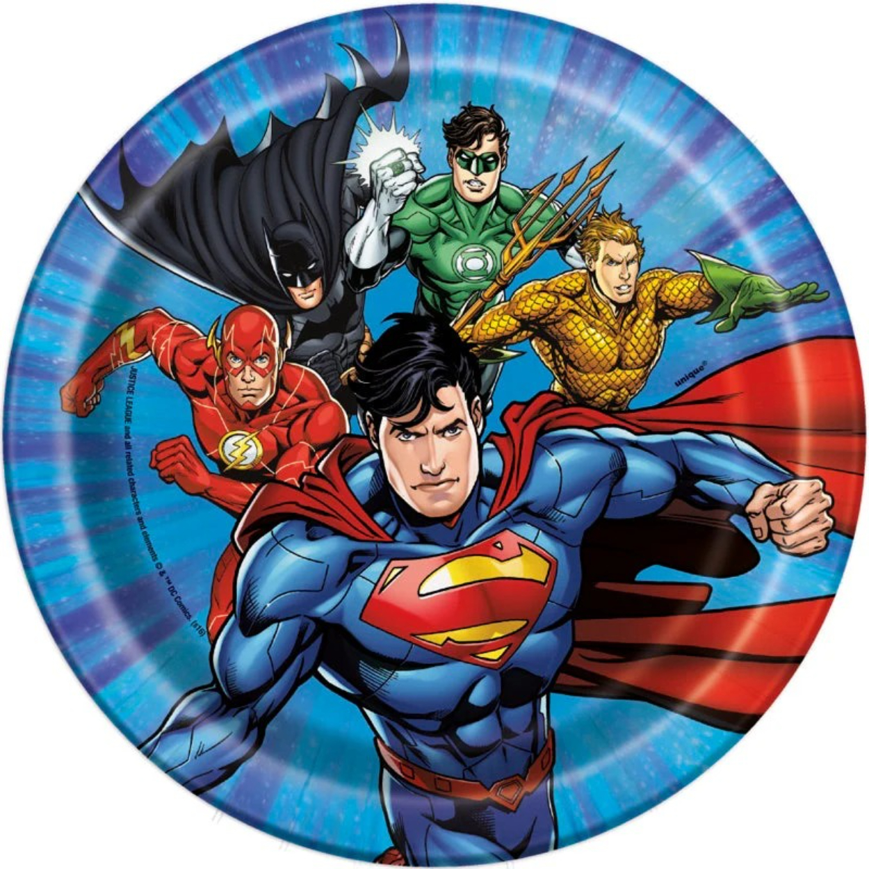 imgi_34_49964_4ebb6c17-1bb7-4ab8-a1f1-94d17dbd7745.jpg JUSTICE LEAGUE PLATES 7 inch 8CT. - Image 1