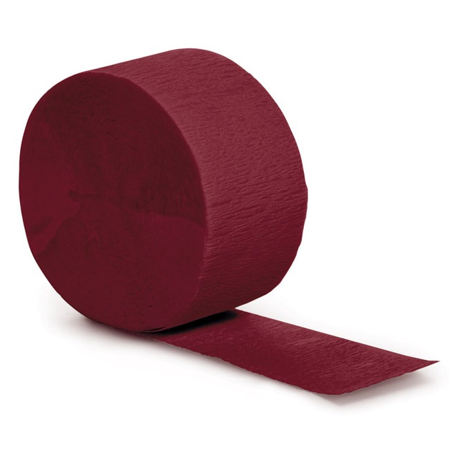 imgi_35_12637.jpg Maroon 81ft Crepe Streamer - Image 1